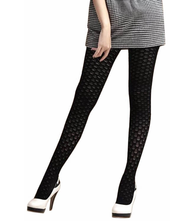 Fashion Jacquard Pantyhose- Décor Pattern